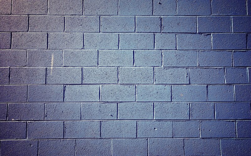 blue brick wall texture