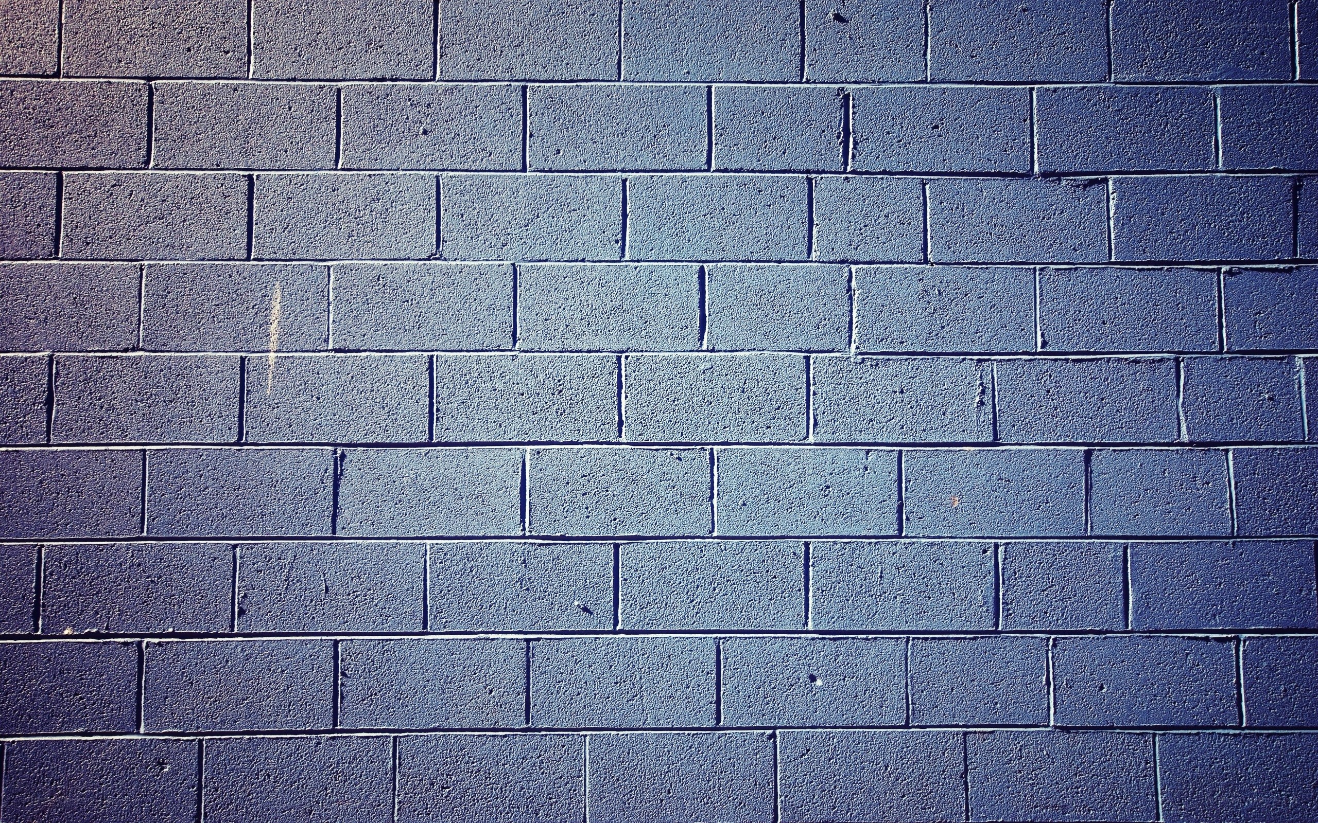 blue brick wall texture