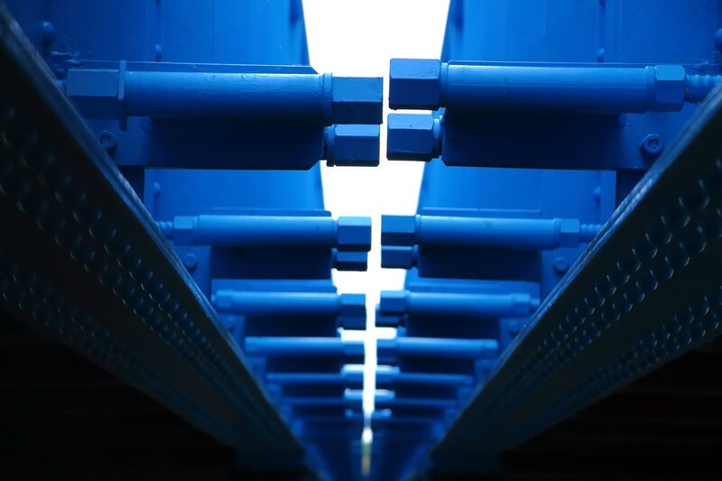 Blue Bridge Structure