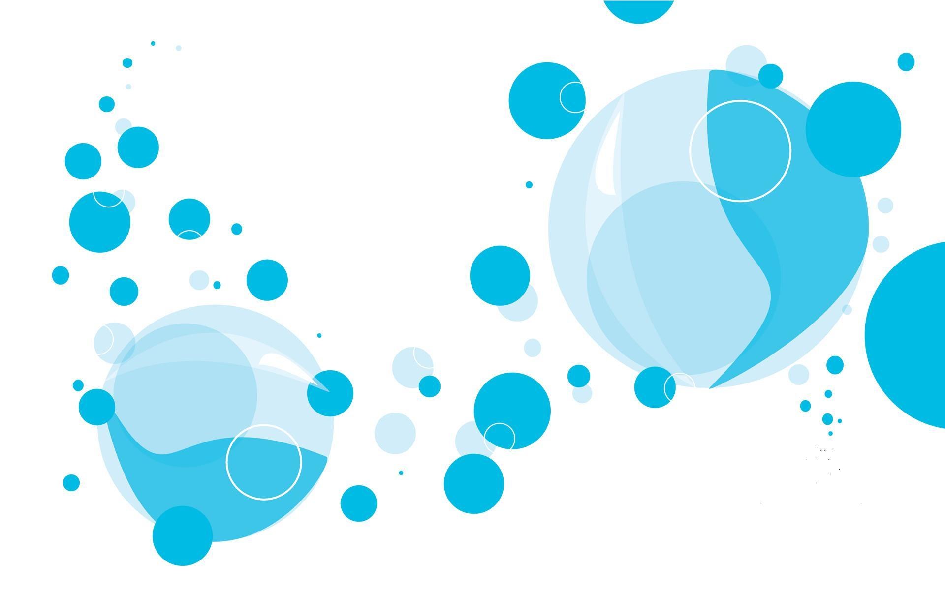 blue bubble abstract design