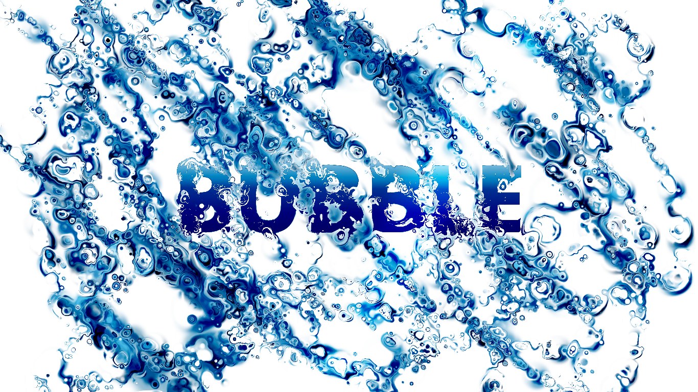 blue bubble water effect