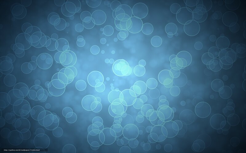 blue bubbles abstract background