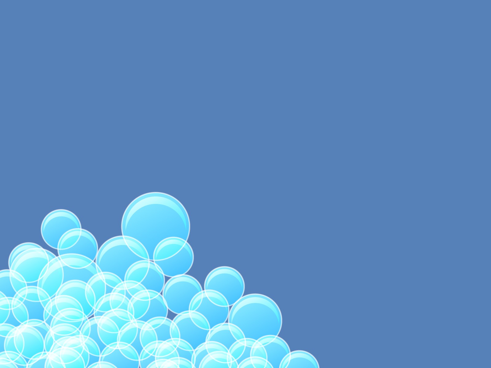 blue bubbles background