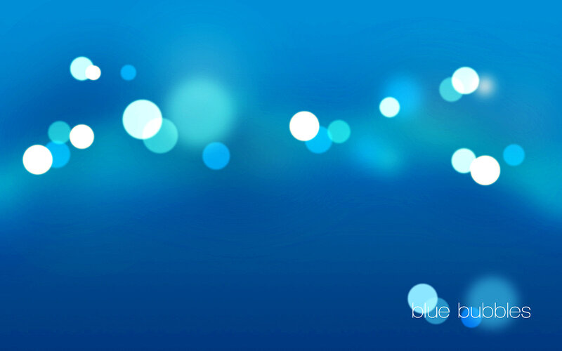 blue bubbles background