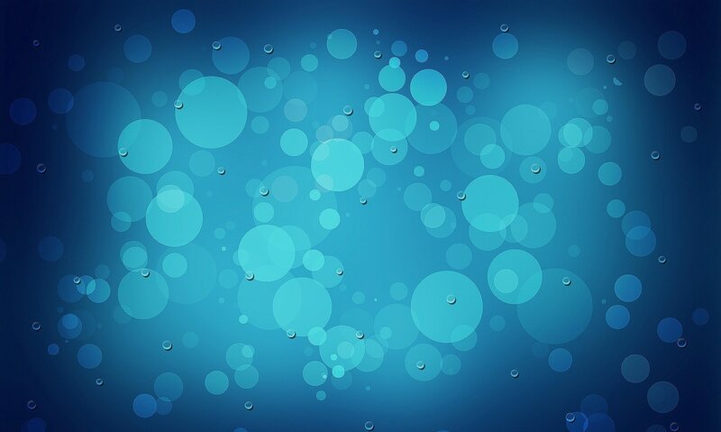 blue bubbles background