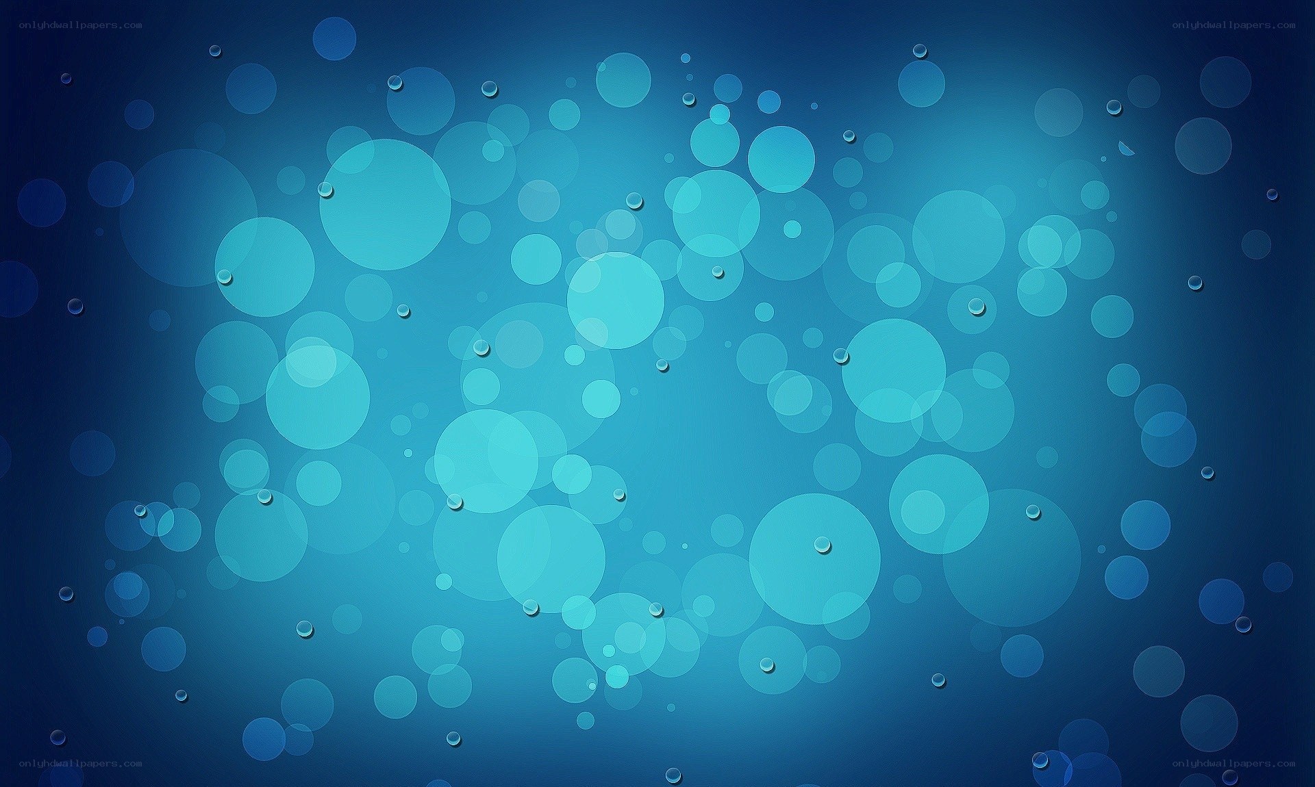 blue bubbles background