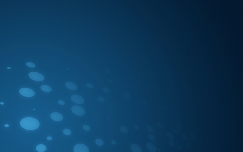 Blue Bubbles on Gradient