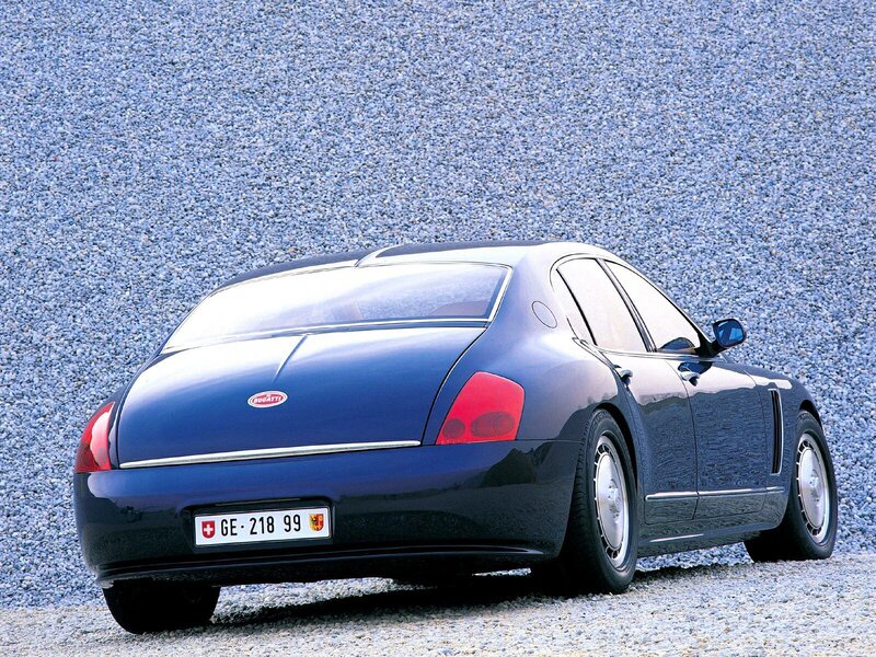 Blue Bugatti Sedan — Calm