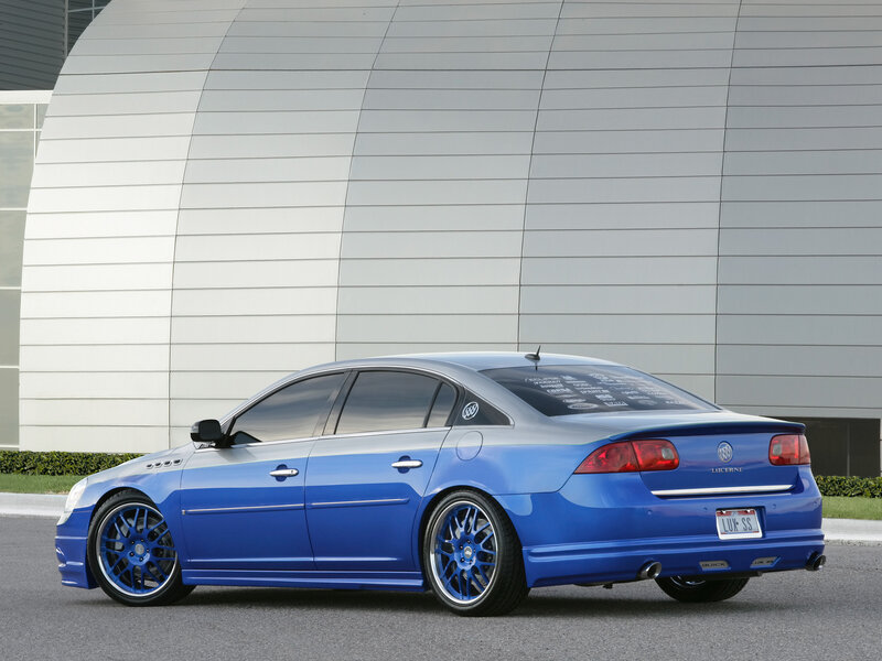 Blue Buick Lucerne SS