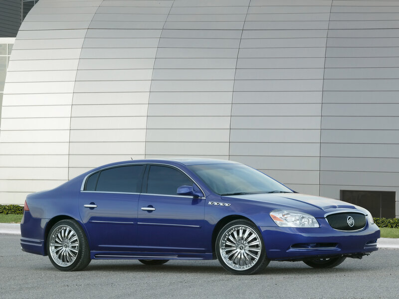 blue buick sedan