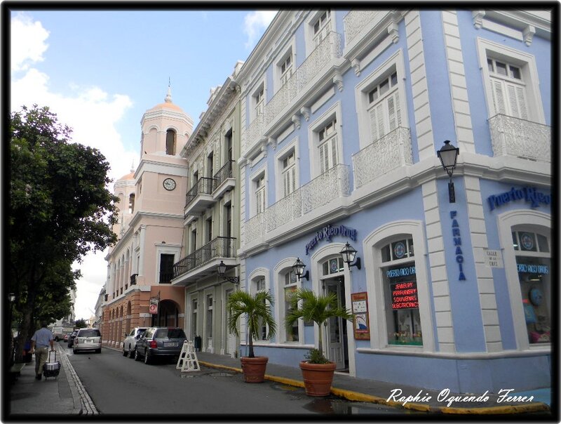 Blue Building on Street