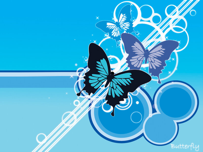 Blue Butterflies