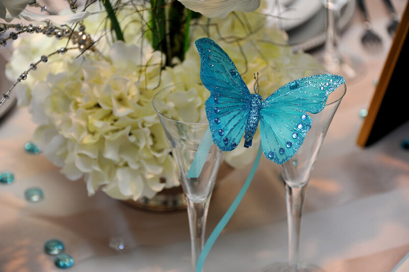 Blue Butterfly Decoration