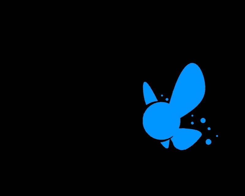 blue butterfly logo