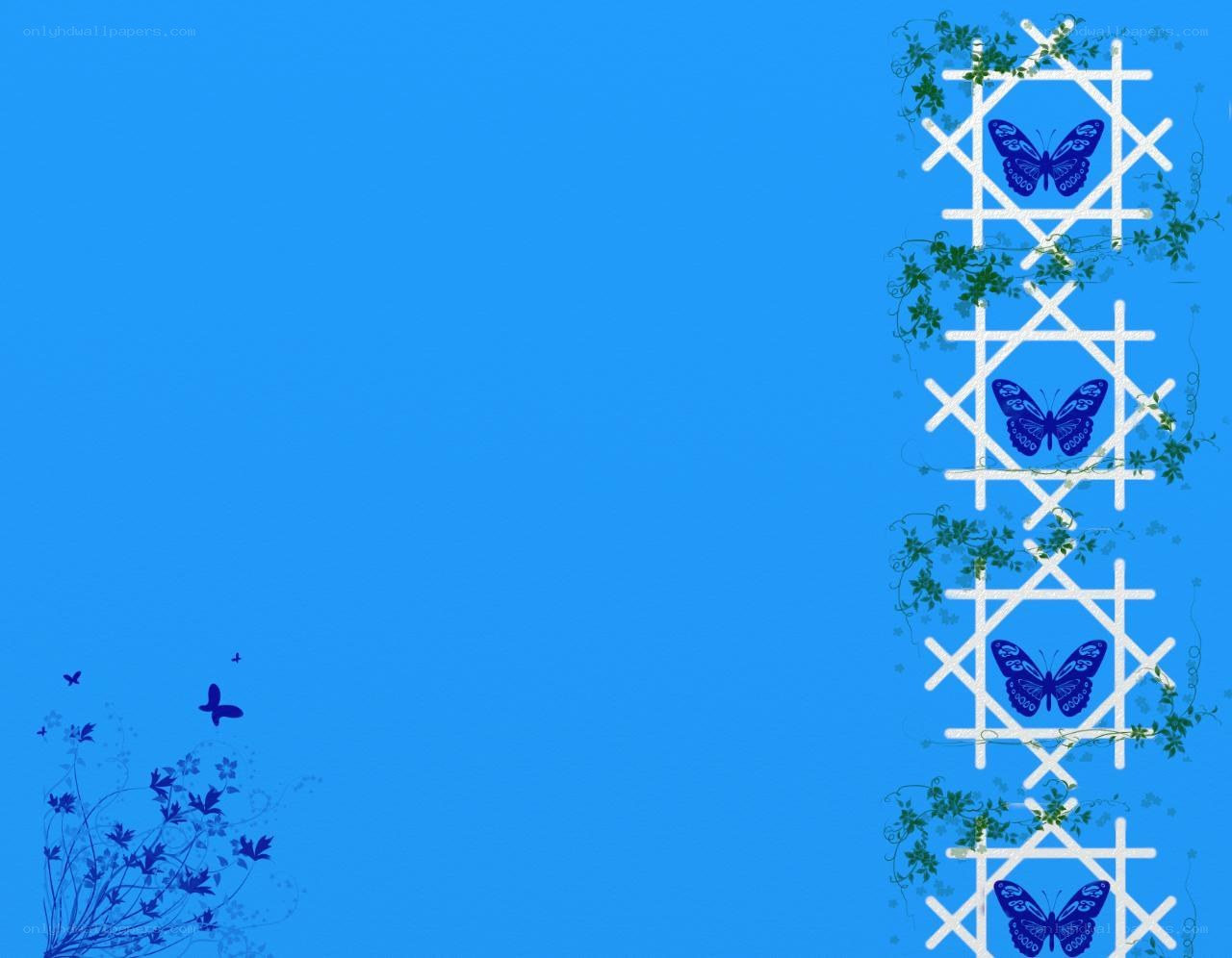 blue butterfly pattern background