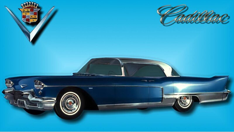 Blue Cadillac Car — Retro