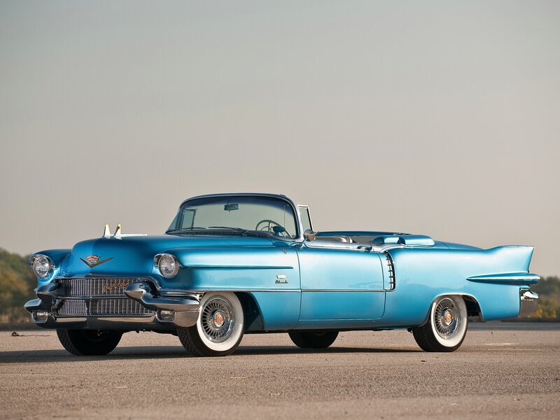 Blue Cadillac Convertible — Serene