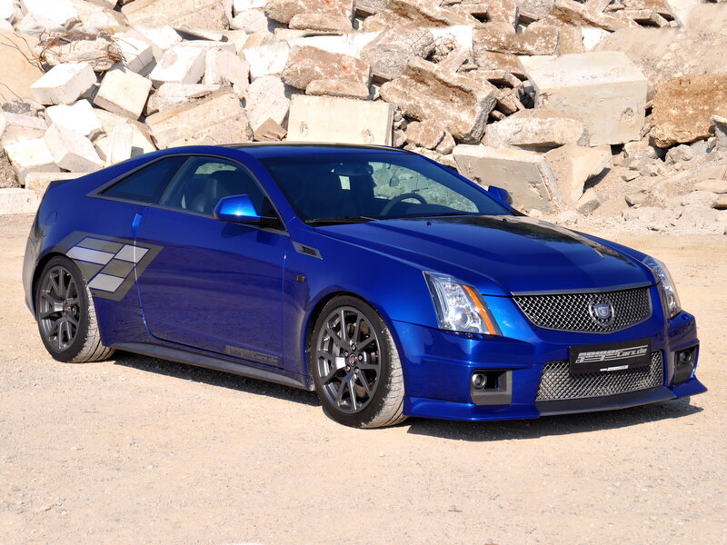 Blue Cadillac Coupe