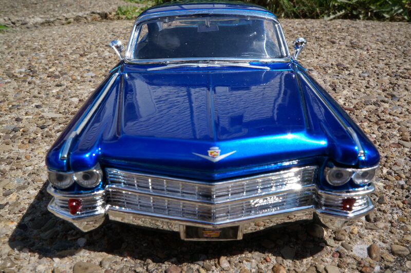 Blue Cadillac Model Car — Static