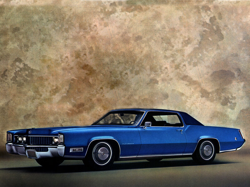 Blue Cadillac Sedan — Classic