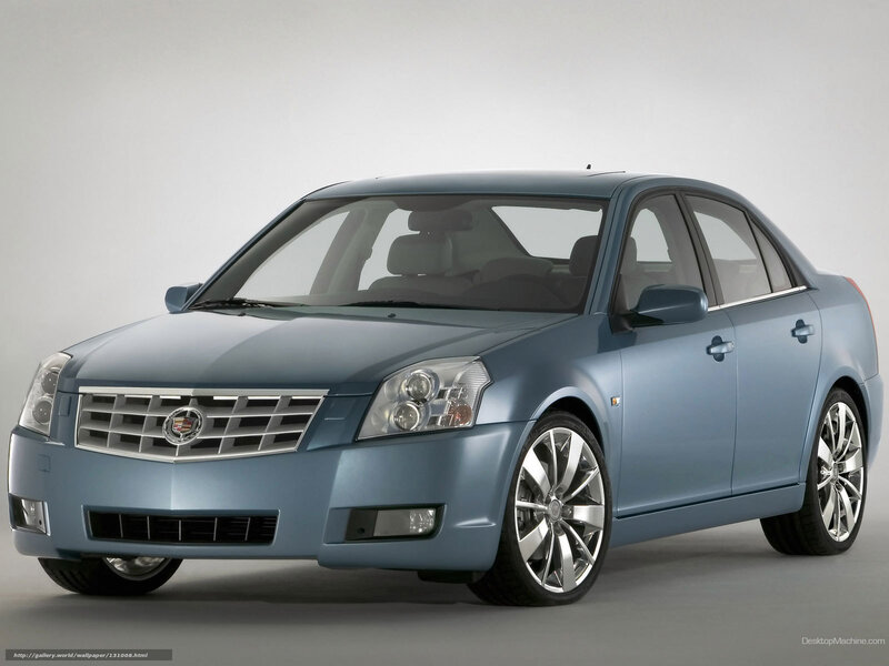 Blue Cadillac Sedan — Neutral