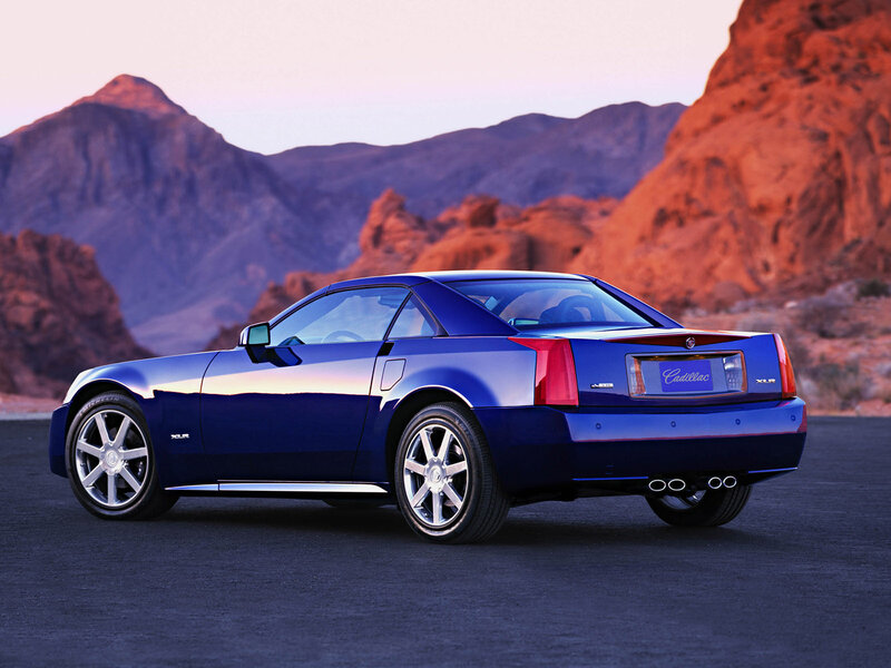 Blue Cadillac Xlr Car