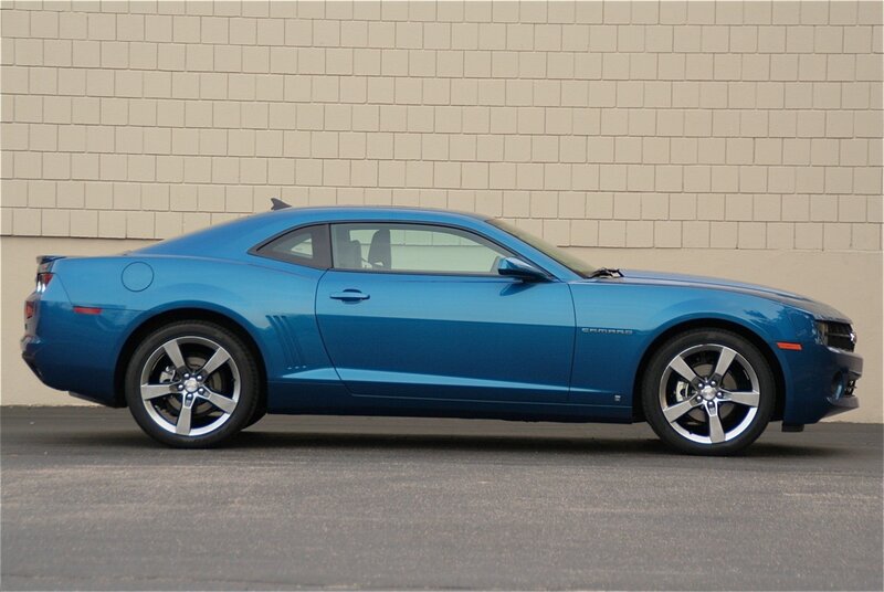Blue Camaro Car — Neutral, Photograph, Wall