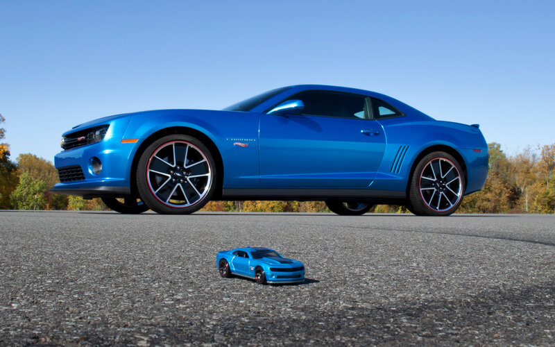 Blue Camaro Car — Serene