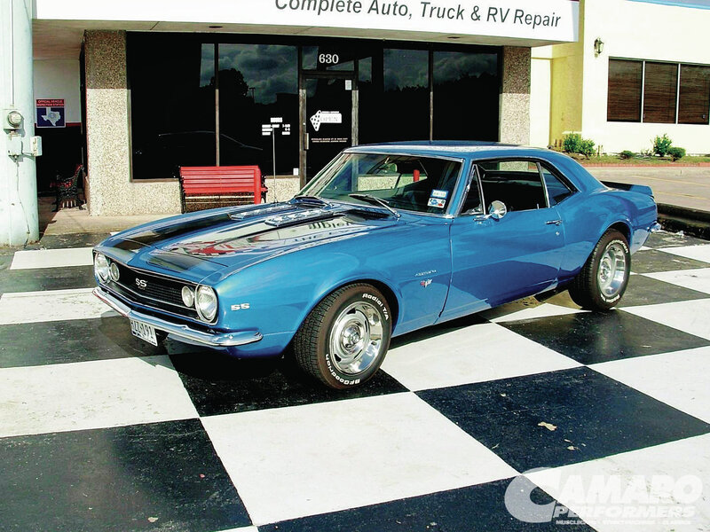 Blue Camaro Ss — Dramatic, Afternoon