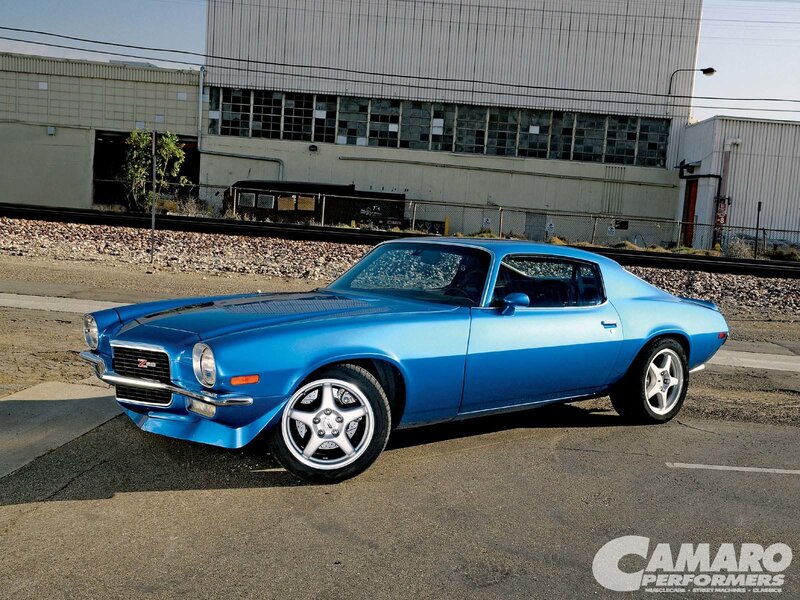 Blue Camaro Z28