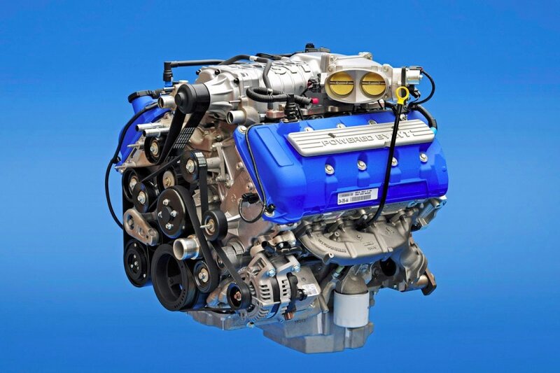 Blue Car Engine — Technical