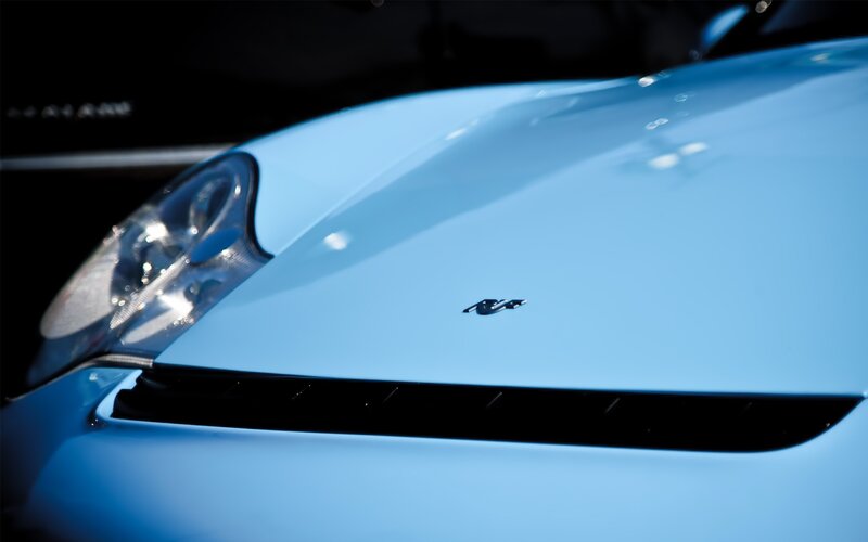 Blue Car Front