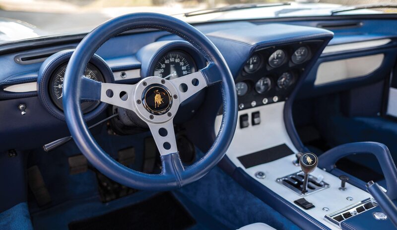 Blue Car Interior — Classic