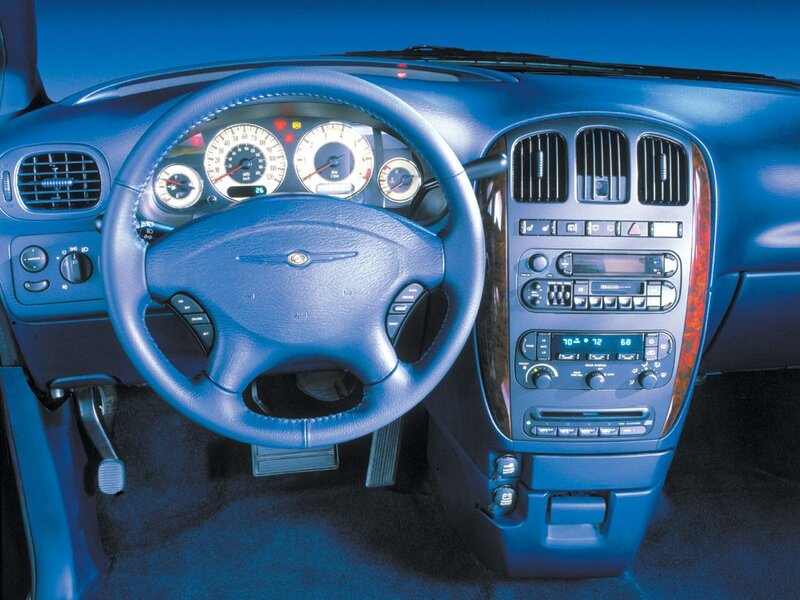 blue car interior dashboard
