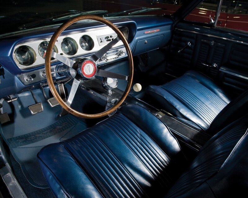 Blue Car Interior — Dramatic, Photograph