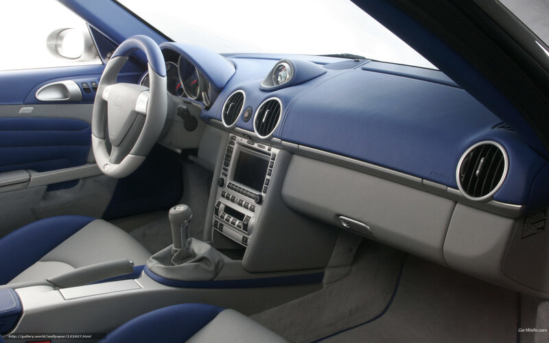 Blue Car Interior — Neutral