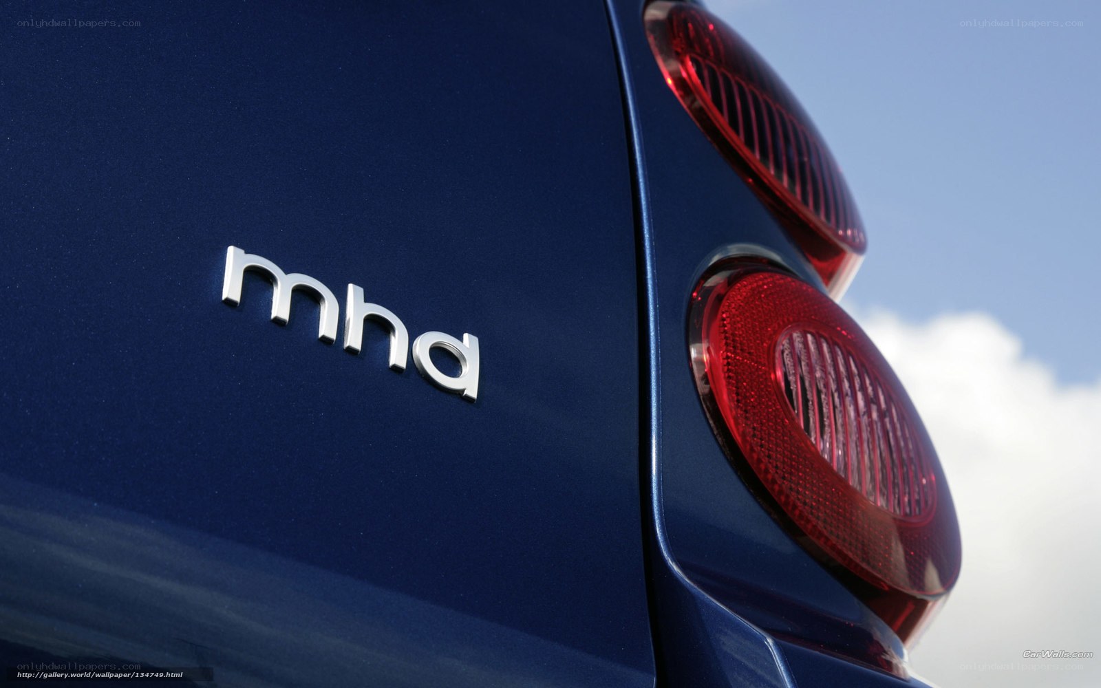 blue car mhd badge
