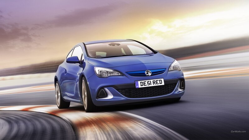 Blue Car on Track — Dynamic