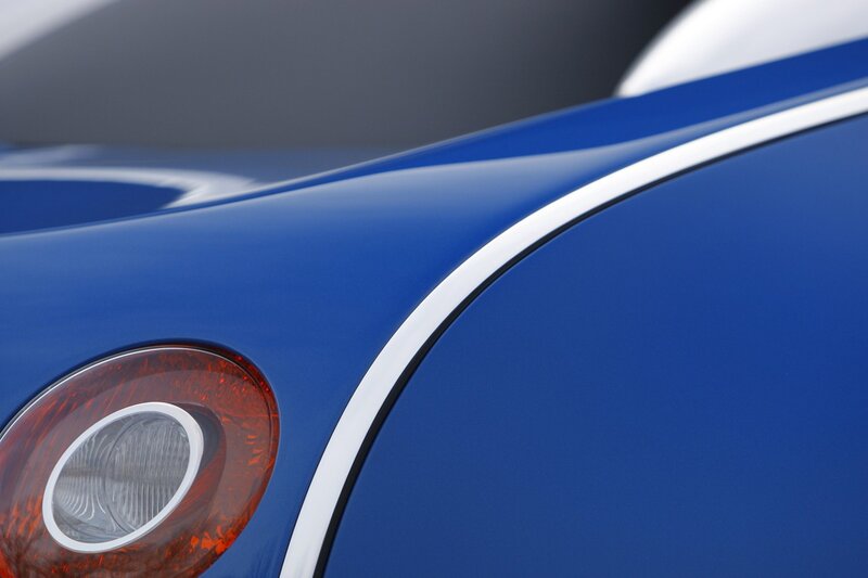 Blue Car Taillight — Clean