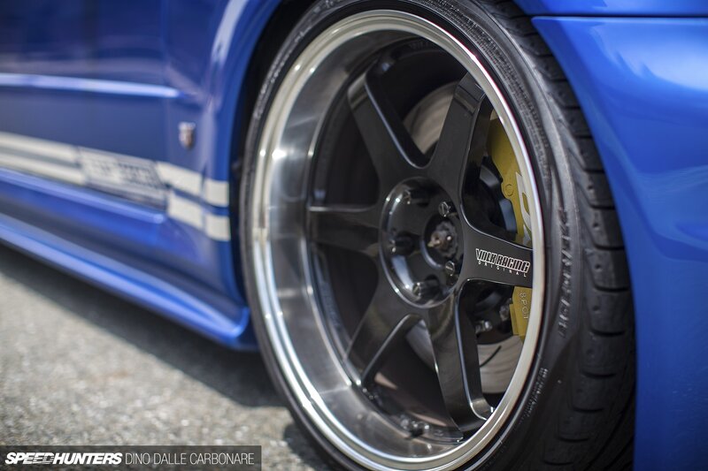 Blue Car Wheel — Detailed