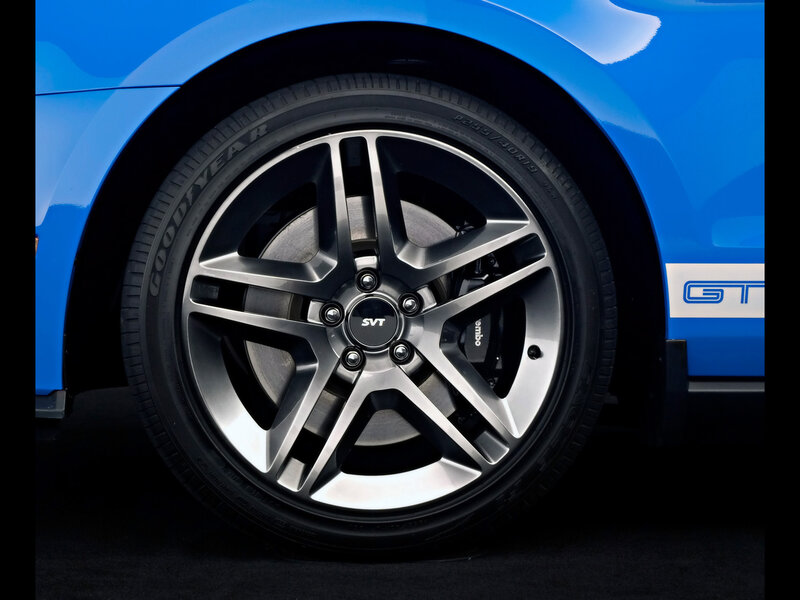 Blue Car Wheel