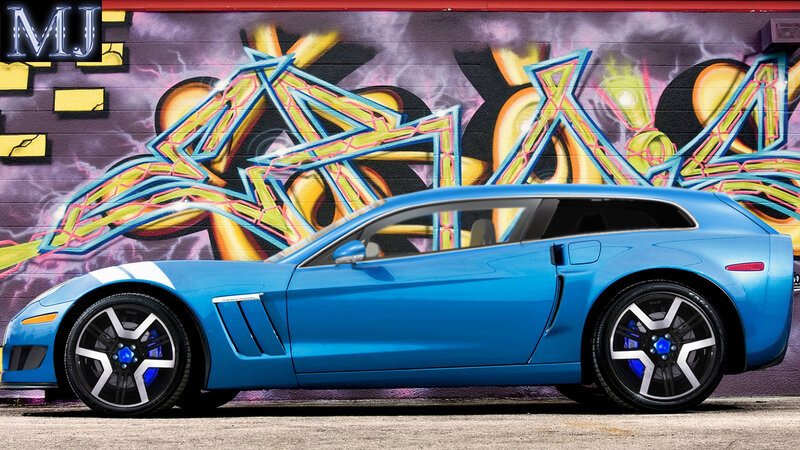 blue car with graffiti art