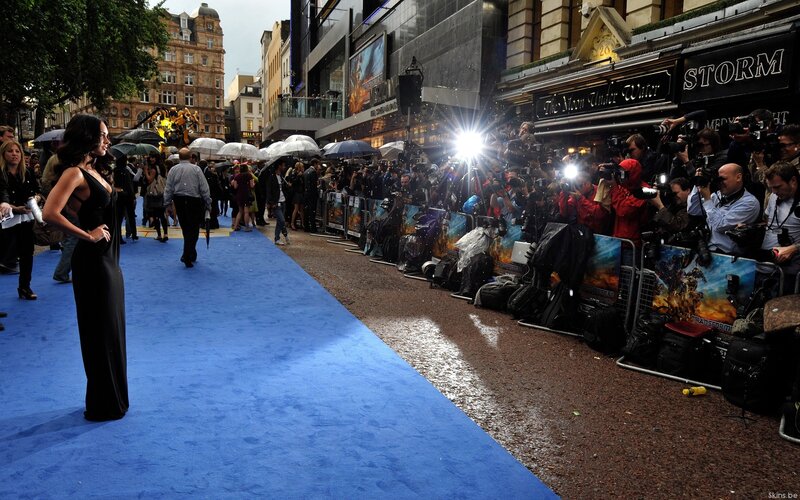 Blue carpet premiere event