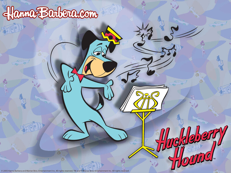 Blue Cartoon Dog