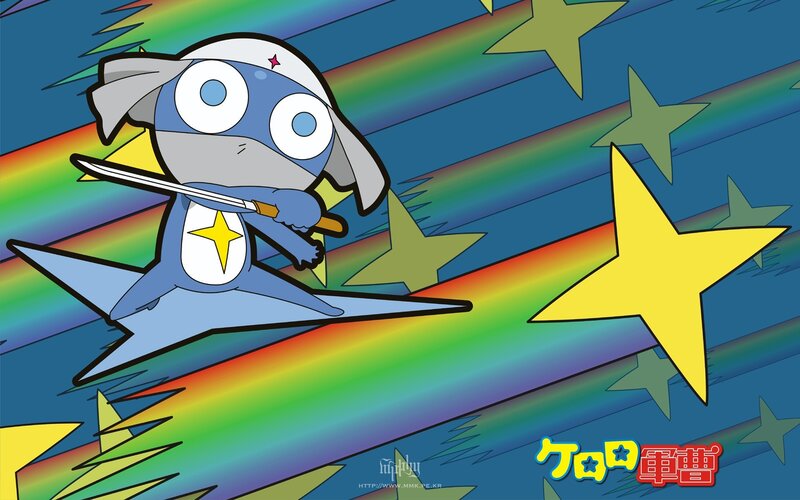 Blue Cartoon Dog with Sword — Dynamic