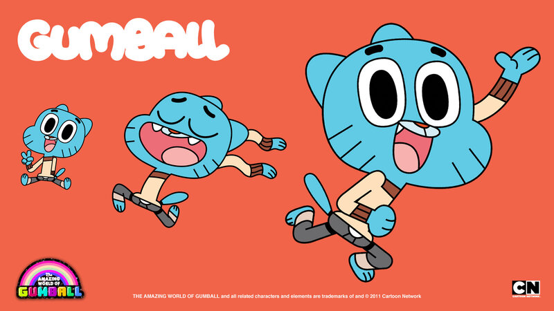 Blue Cat Character Running