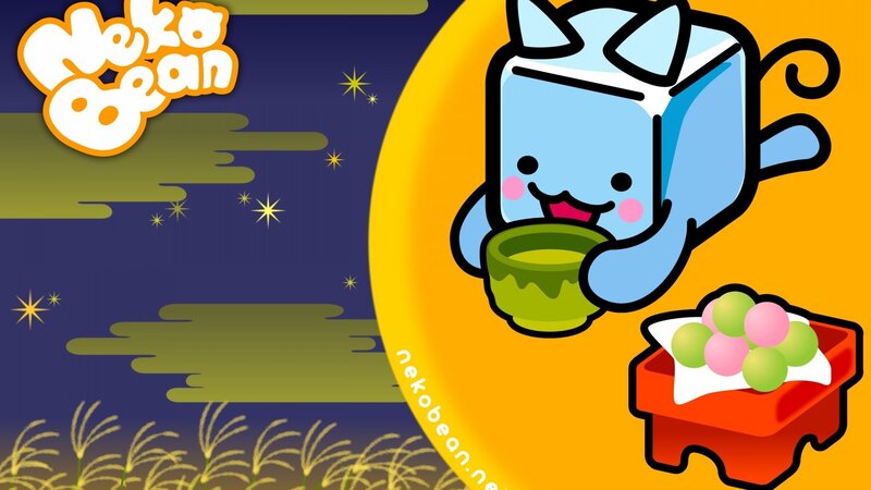 Blue Cat Character — Yellow