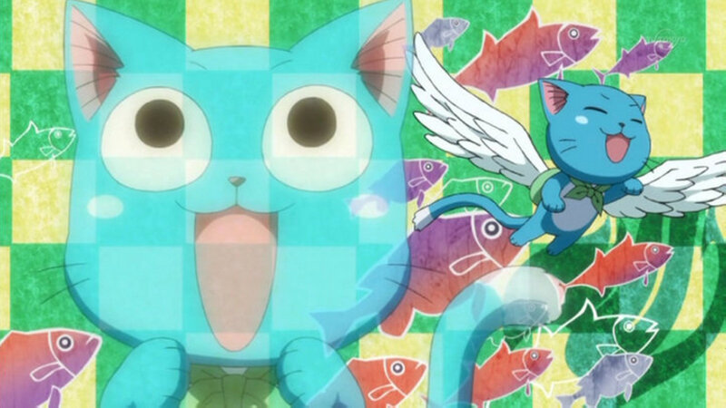 Blue Cat with Wings