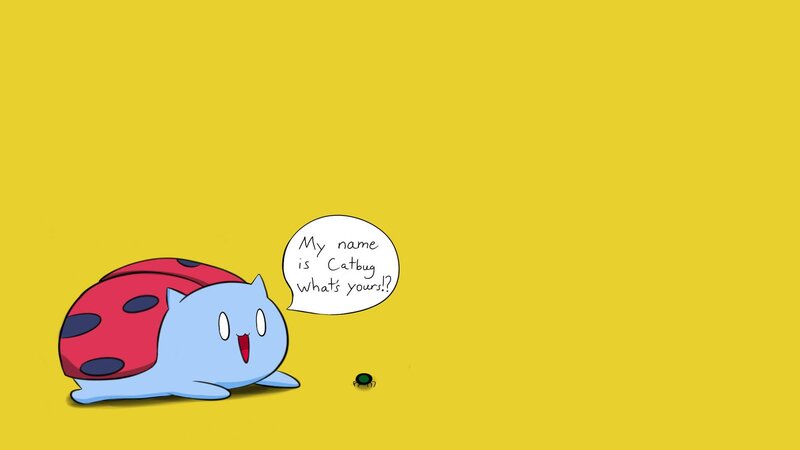 Blue Catbug Character
