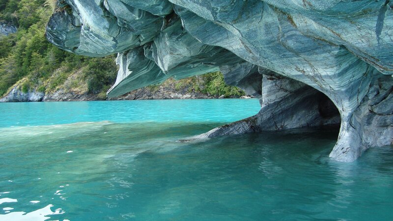 Blue Cave with Turquoise Water — Serene